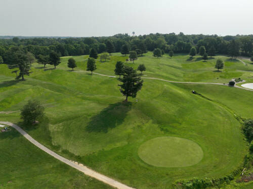 Princeton Country Club golf course aerial view