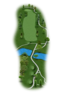 Princeton Country Club golf course - Hole 5 layout