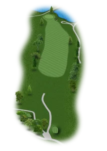 Princeton Country Club golf course - Hole 6 layout