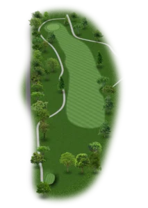 Princeton Country Club golf course - Hole 8 layout